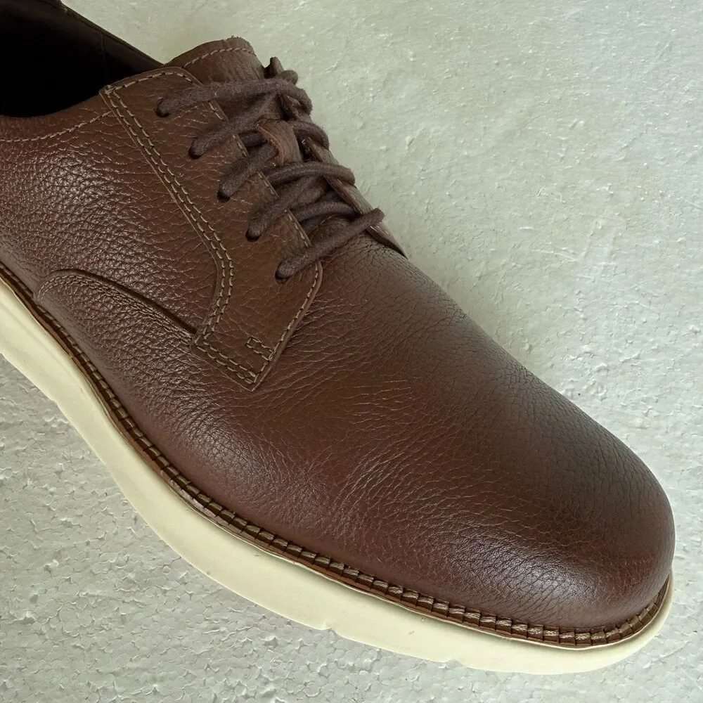 Cole Haan Chester Oxford Men's Leather Brown Shoes C35615 - Size 10.5M
